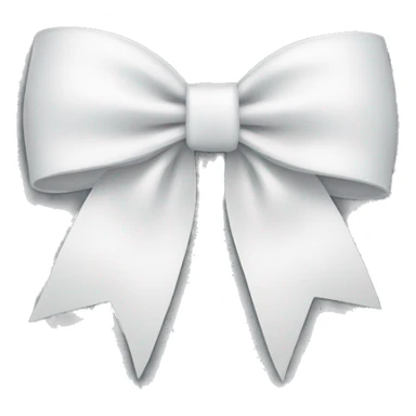 white bow sticker