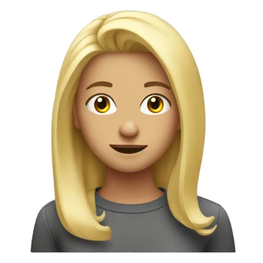 Dumb blonde moment  sticker