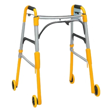 Two button folding walker sticker