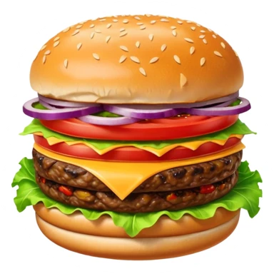 Hamburger sticker