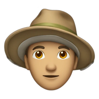 Bringal wearinh hat sticker