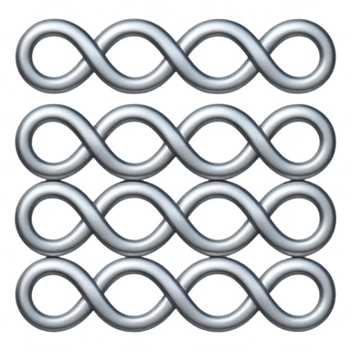 Infinty  single row sticker