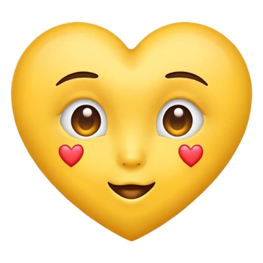Basic emoji kissy with heart eyes sticker