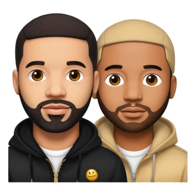 drake and partynextdoor emoji sticker