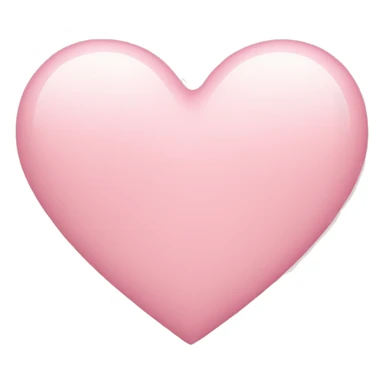 Light pink heart sticker