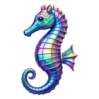 Sea horse sticker