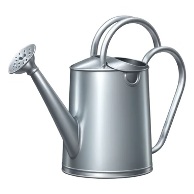 watering can tipped with water dripping out sticker