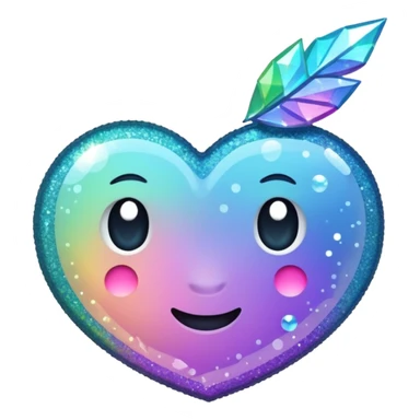 Glitter inner ciclo sticker