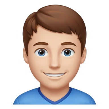  patriots player number 10 brown hair pale blue eyes sticker