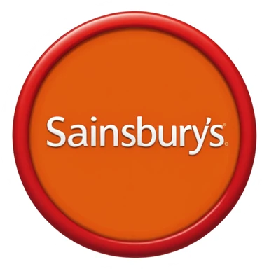 Sainburys logo sticker