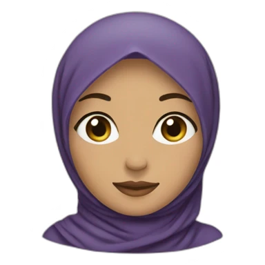 Femme hijabi qui est désolée sticker