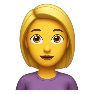 chica con celulare sticker