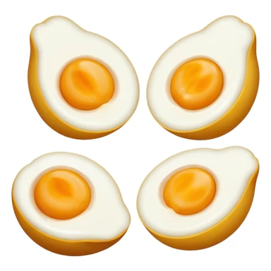 telur rebus semangkuk sticker