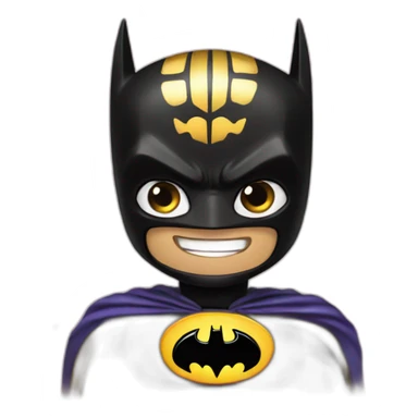 batman celebrating new year sticker