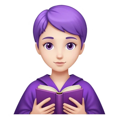 charisma magic violet book sticker