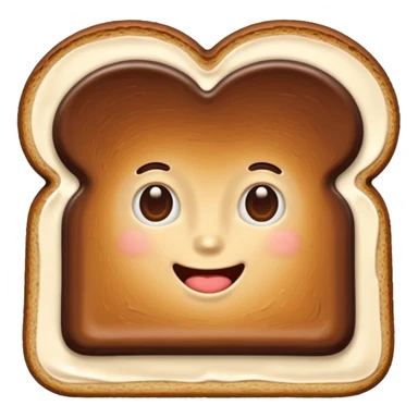 Toast mit Schokocreme sticker