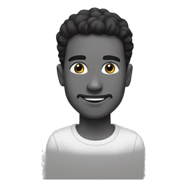 Hermanos black and white sticker