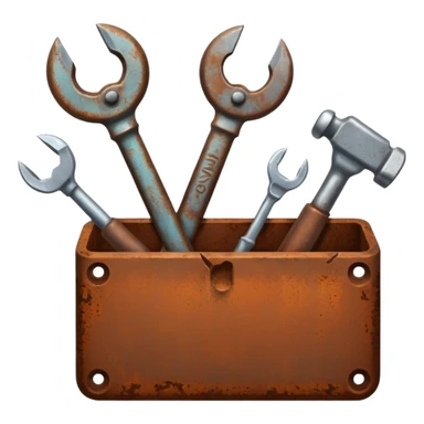 rusty tools sticker