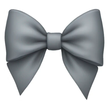 Gray bow  sticker