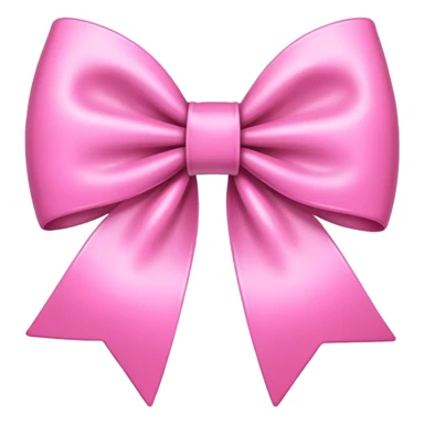 Pink bow sticker