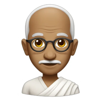 Gandhi sticker