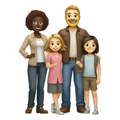 The Lilly Wickham family  sticker