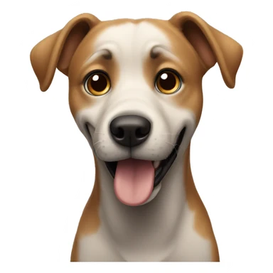 A dog giving a speech sticker