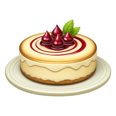 cheesecake with forest jam in it sticker