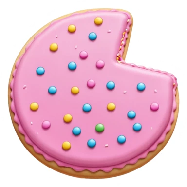 pink sugar cookie sticker