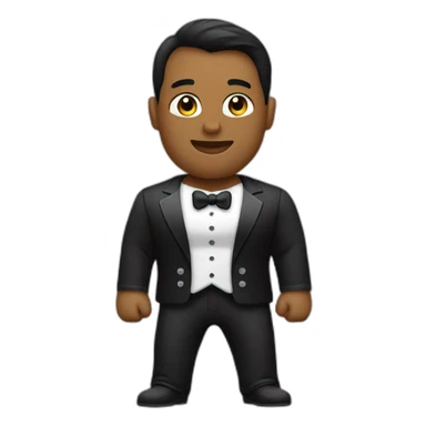 bodybuilders in tuxedo sticker