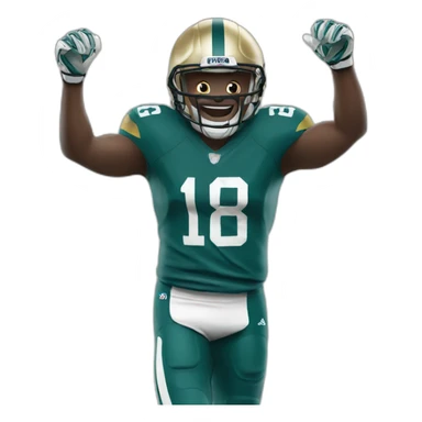 football Celebrate sticker