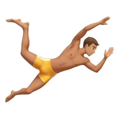 Diving off a building head first  sticker