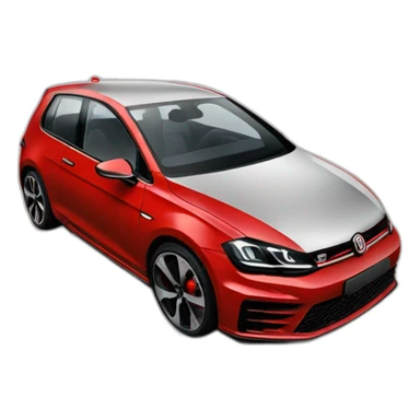 Golf 7 gti black sticker