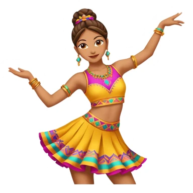 woman festival dancer sticker