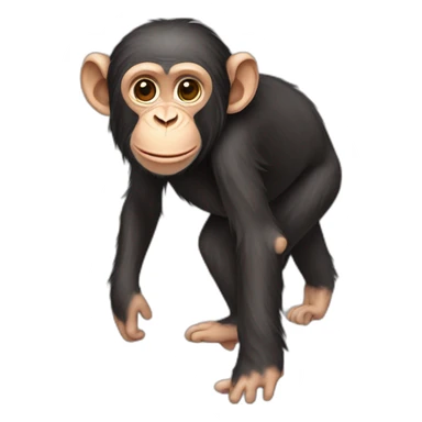 SKINNY CHIMPANZEE sticker