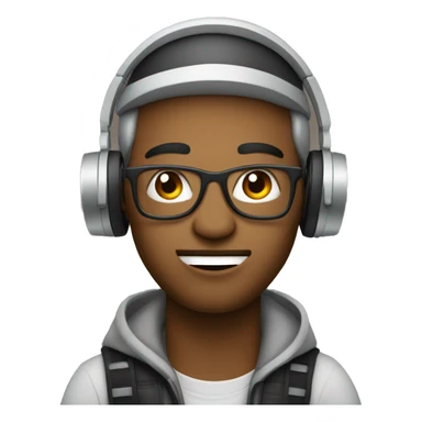 music producer with macbook creativity from mind sticker