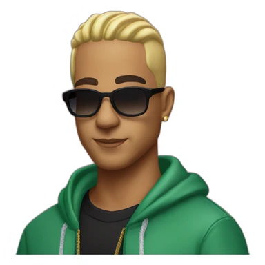 Badbunny Benito reggaeton puerto rico sticker