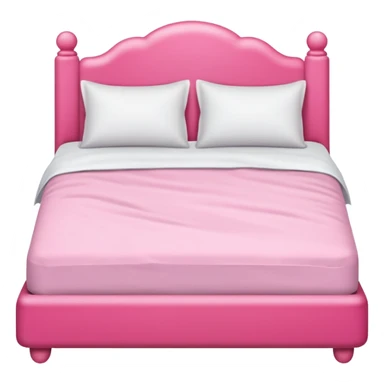make a bed with very pink tones sticker