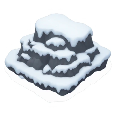 snow ground sticker