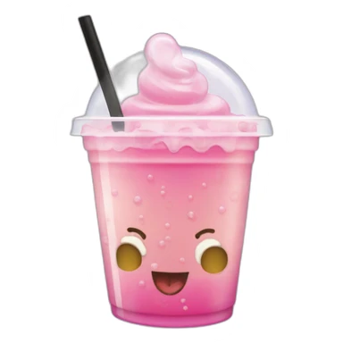 Un bubble tea Lisa Simpsons sticker