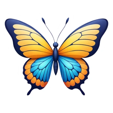 
A stylized butterfly with a subtle, upward-trending graph or spike pattern integrated into its wing design.	The butterfly is a powerful symbol of transformation, growth, and intuition. sticker
