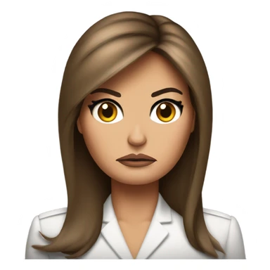 Melania Trump grumpy sticker