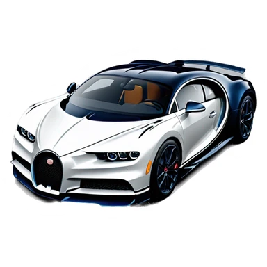 Bugatti chiron pur sport  sticker