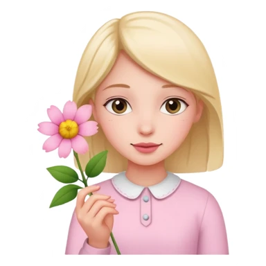 a girl with two hands  sticker