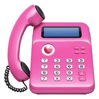 pink caller id sticker
