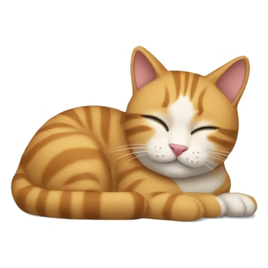 un gato dormilon sticker