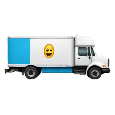 Box truck with “PGS” on the side sticker