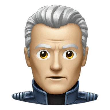 T-1000 metallic sticker