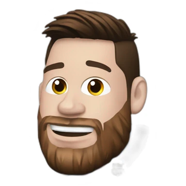 Messi qui marche sur Ronaldo sticker