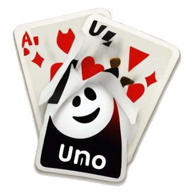 Uno cards sticker